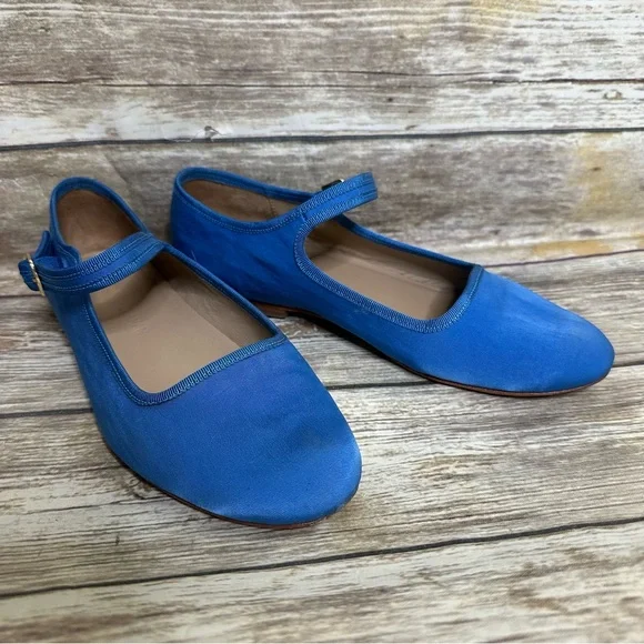 Caron Callahan Ellie Mary Jane Blue shoes 37.5 - Picture 2 of 9